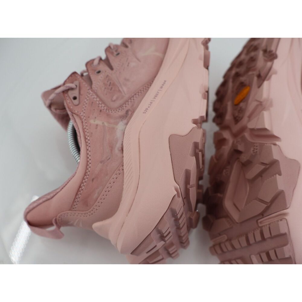 Hoka One One Kaha 2 Low GTX Hiking Shoes Unisex Pink Blush Size Women 13 Leather - Picture 10 of 14